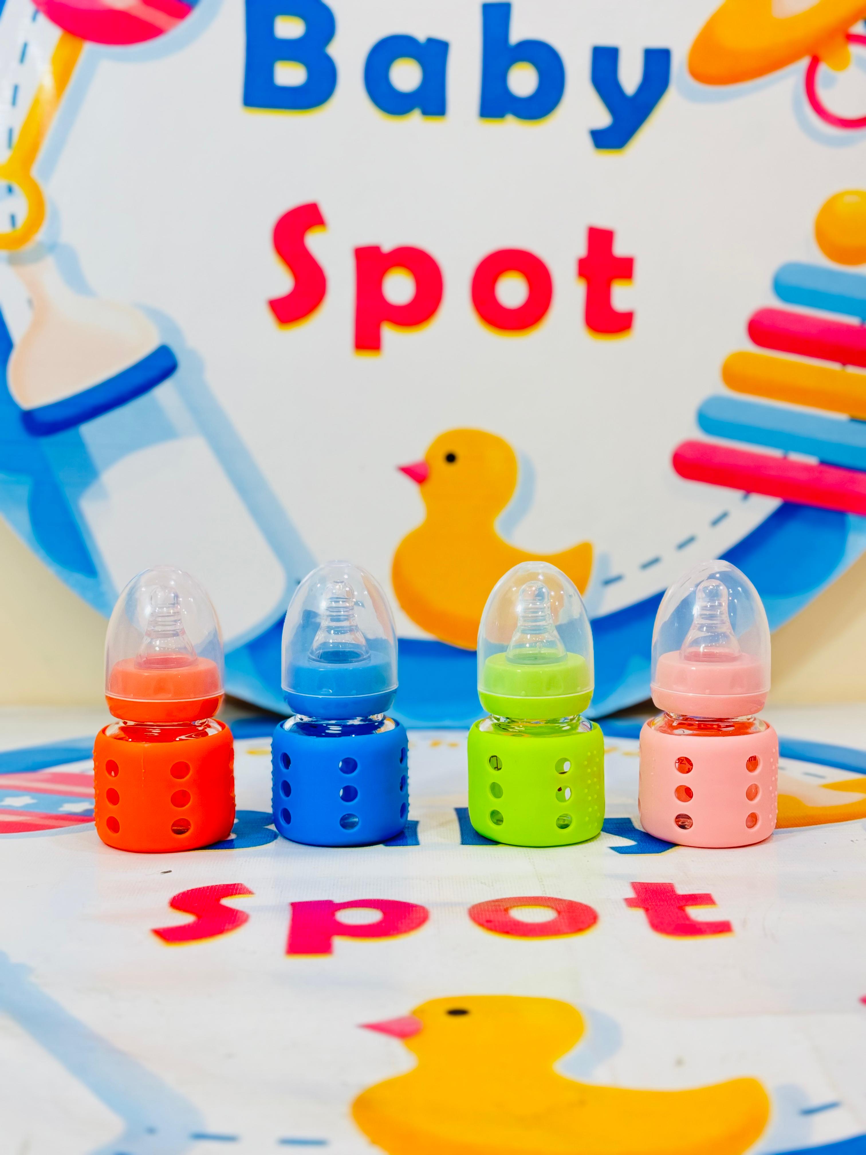 Premium Baby Glass Feeders Collection with Silicone Cover

💖 Ensure safe and hygienic feeding for your little one with our Baby Glass Feeders Collection. Designed with love for both parents and babies!

Product Highlights:

✅ Premium Glass Material: Durable, safe, and easy to clean.

✅ Silicone Cover Protection: Prevents breakage and ensures a secure grip for parents.

✅ Vibrant Color Options: Available in 4 beautiful colors:

Pink

Blue

Green

Orange 

✅ Perfect Size: Suitable for newborns and infants.

