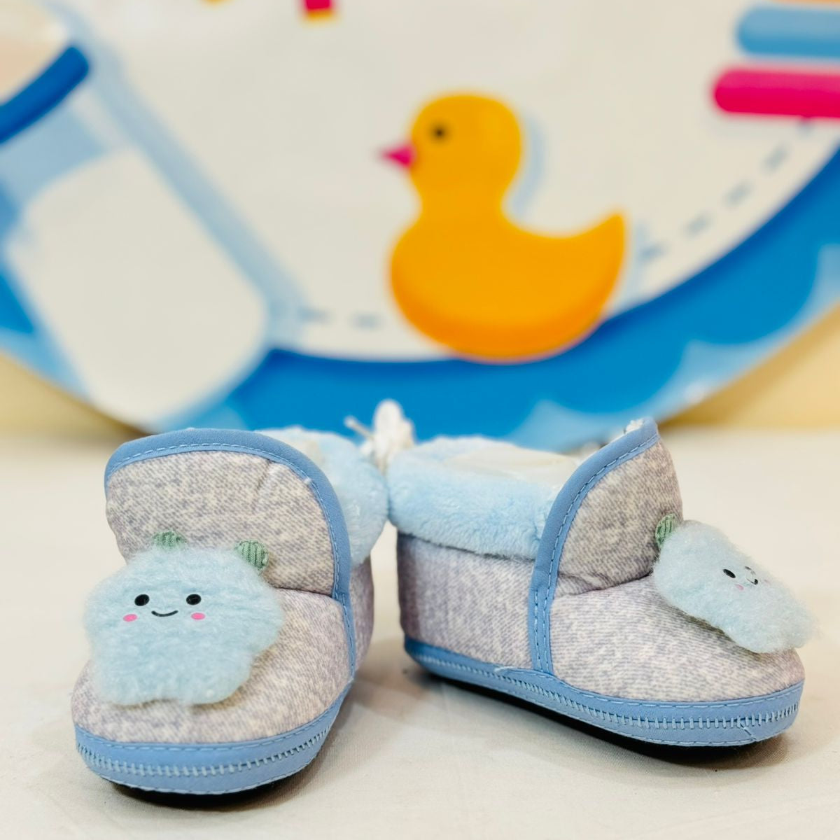 Baby Imported Winter Fur Shoes 