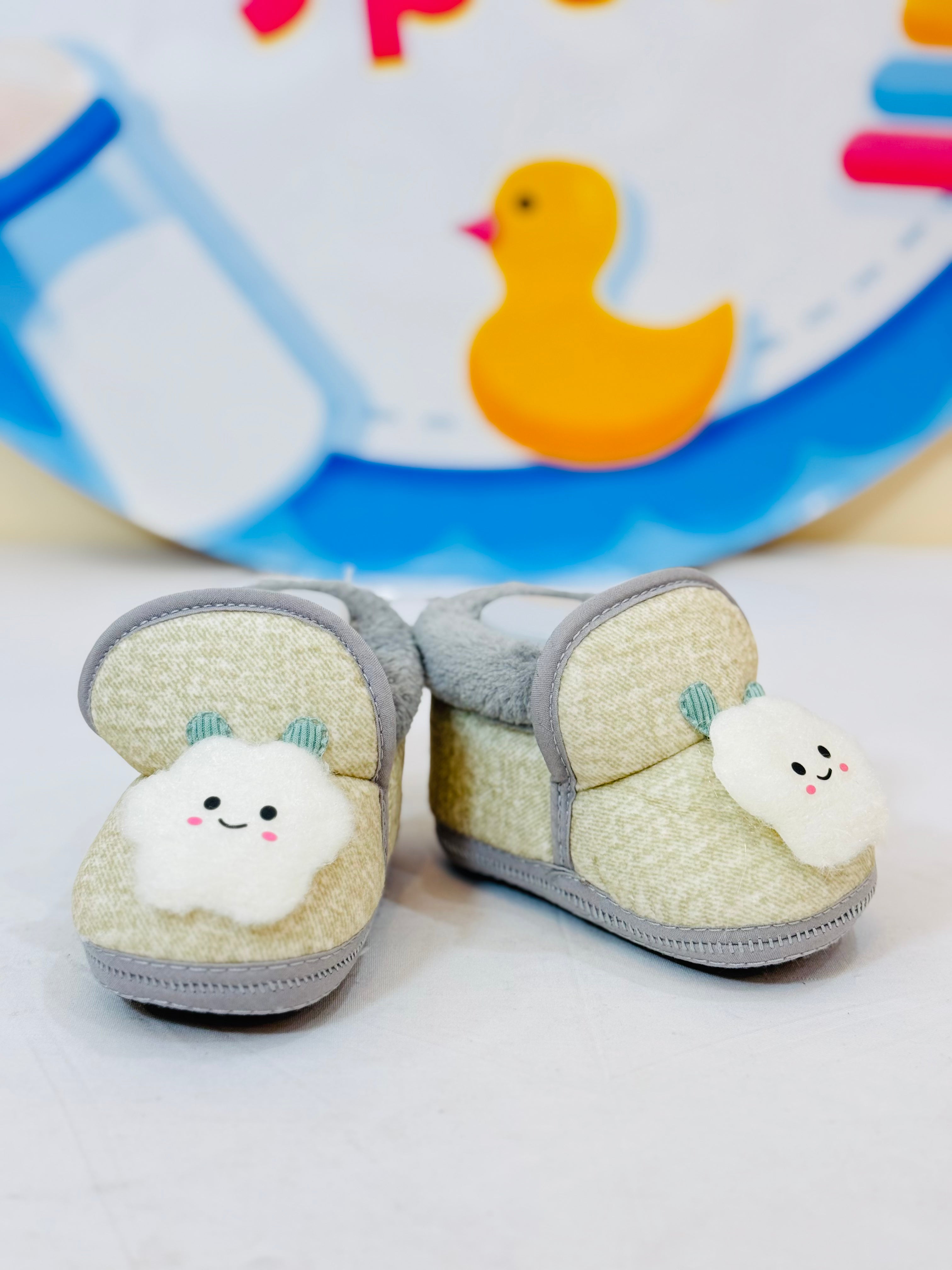 Baby Imported Winter Fur Shoes 
