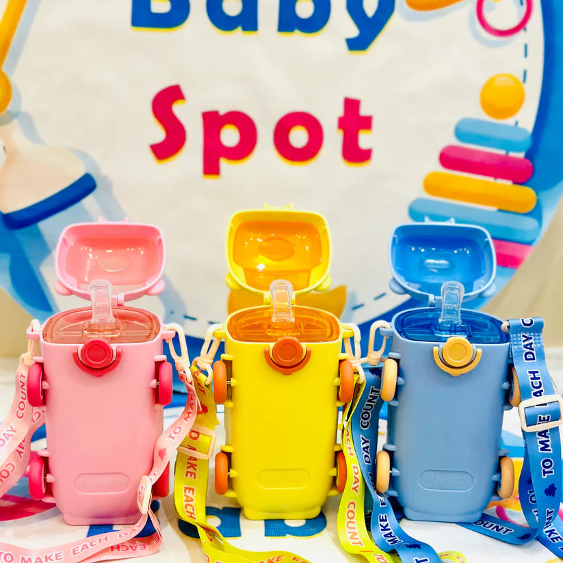 Bus-Shaped Kids' Sipper Bottle – Sip &amp; Ride in Style! 🚌💦

Make hydration fun and exciting with this&nbsp;adorable Bus-Shaped Sipper Bottle!&nbsp;Designed for little adventurers, this BPA-free bottle is perfect for school, travel, and daily use. With its&nbsp;spill-proof design&nbsp;and&nbsp;easy-to-carry build, kids can stay refreshed while enjoying a playful, bus-themed look.

🚍&nbsp;Why Kids &amp; Parents Love It?

✅&nbsp;Unique Bus Design&nbsp;– A fun and engaging way to encourage hydration.
🎒&nb