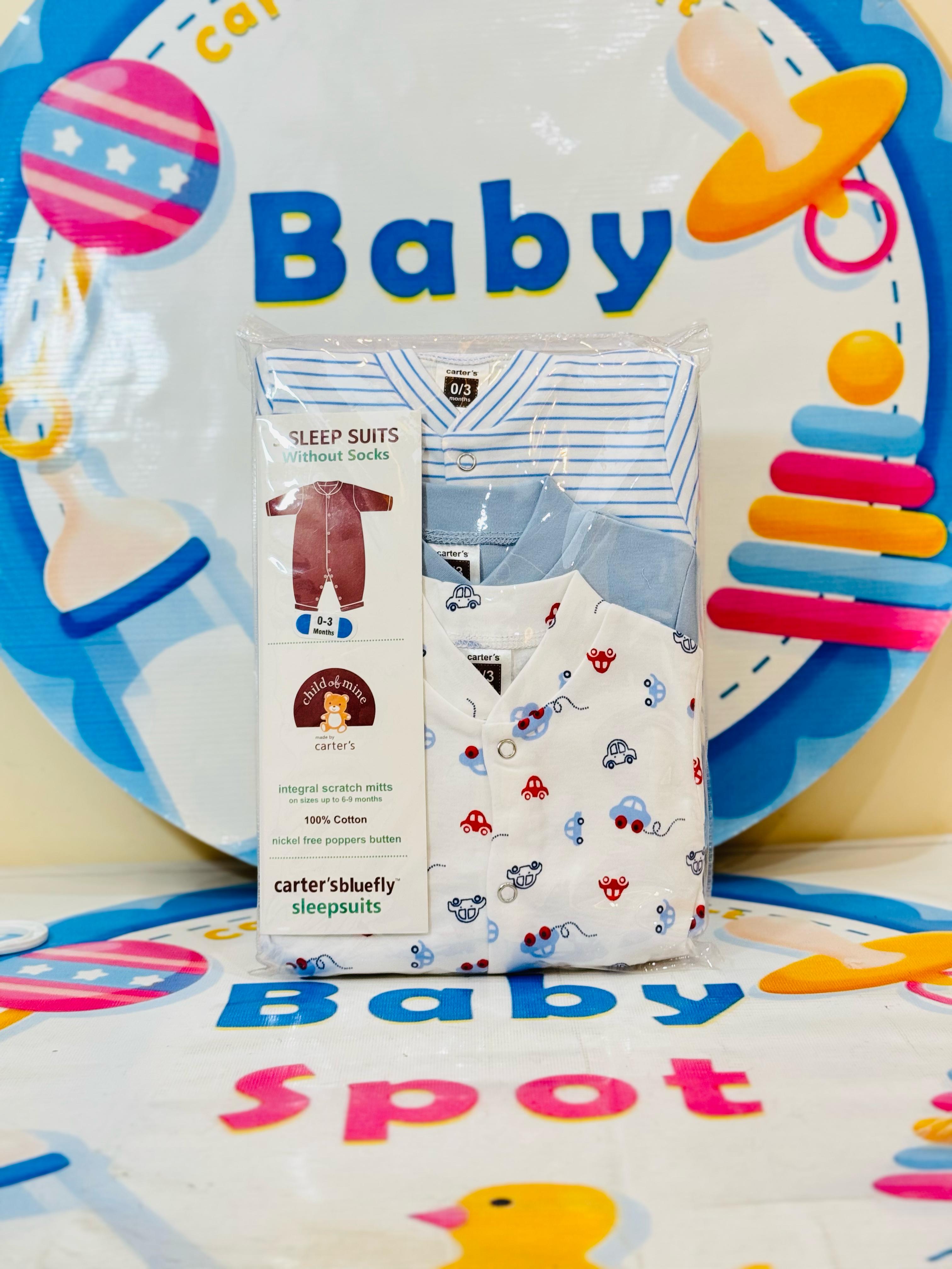  Baby Pack of 3 Sleep Suit Rompers Collection

👶 Perfect Comfort for Your Baby's Sleep!

👗 Set Includes: 3 sleep suit rompers

🎨 Variety of Beautiful Colors and Prints to keep your baby looking adorable

🌟 Made from 100% soft cotton, ensuring maximum comfort and warmth

🛡️ Nickel-free poppers for easy wear and diaper changes

✨ Integral scratch mitts on sizes up to 6-9 months

💤 Ideal for day and night use, offering cozy sleepwear

Shop now at www.babyspotofficial.pk

#SleepSuitCollection #BabyRompers