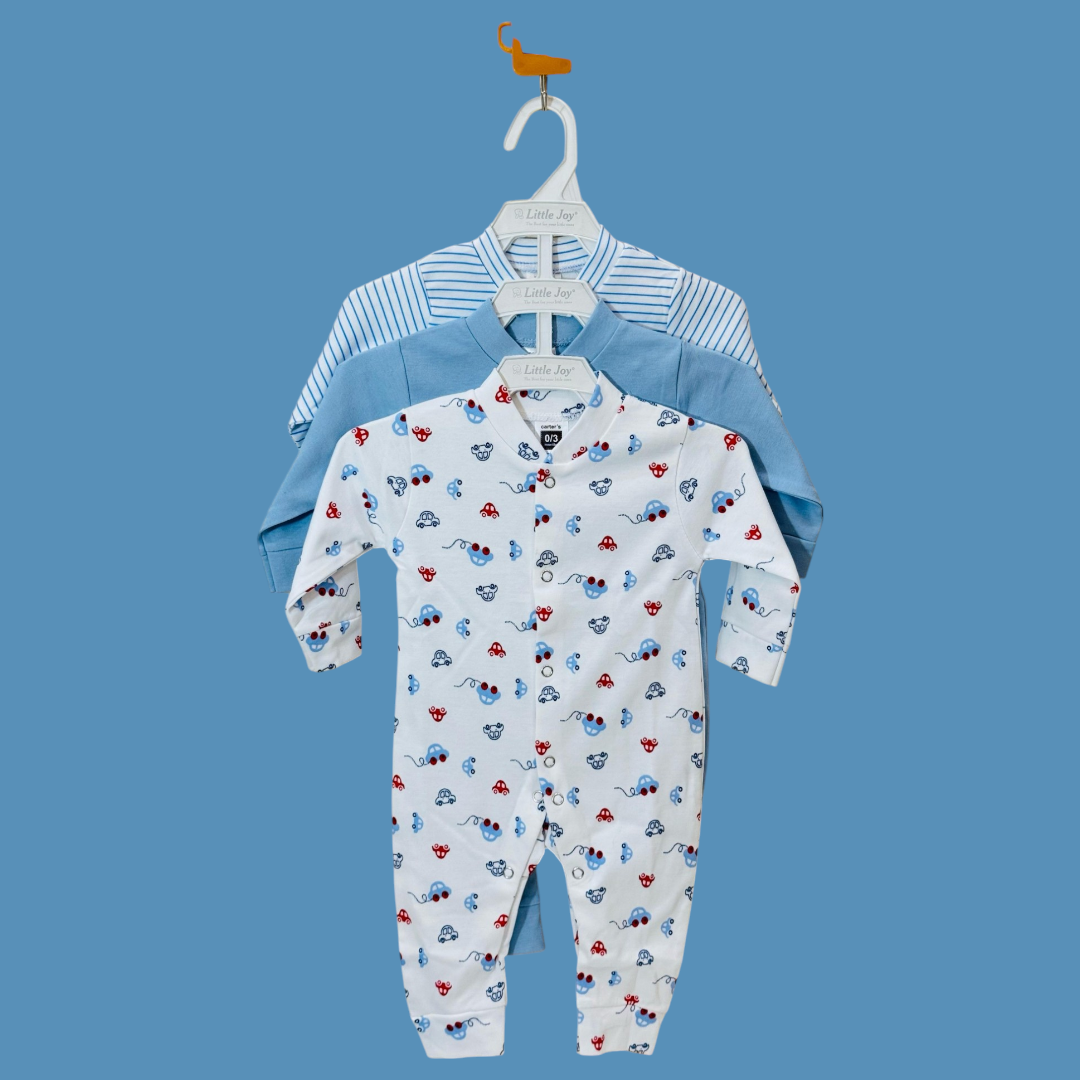  Baby Pack of 3 Sleep Suit Rompers Collection

👶 Perfect Comfort for Your Baby's Sleep!

👗 Set Includes: 3 sleep suit rompers

🎨 Variety of Beautiful Colors and Prints to keep your baby looking adorable

🌟 Made from 100% soft cotton, ensuring maximum comfort and warmth

🛡️ Nickel-free poppers for easy wear and diaper changes

✨ Integral scratch mitts on sizes up to 6-9 months

💤 Ideal for day and night use, offering cozy sleepwear

Shop now at www.babyspotofficial.pk

#SleepSuitCollection #BabyRompers