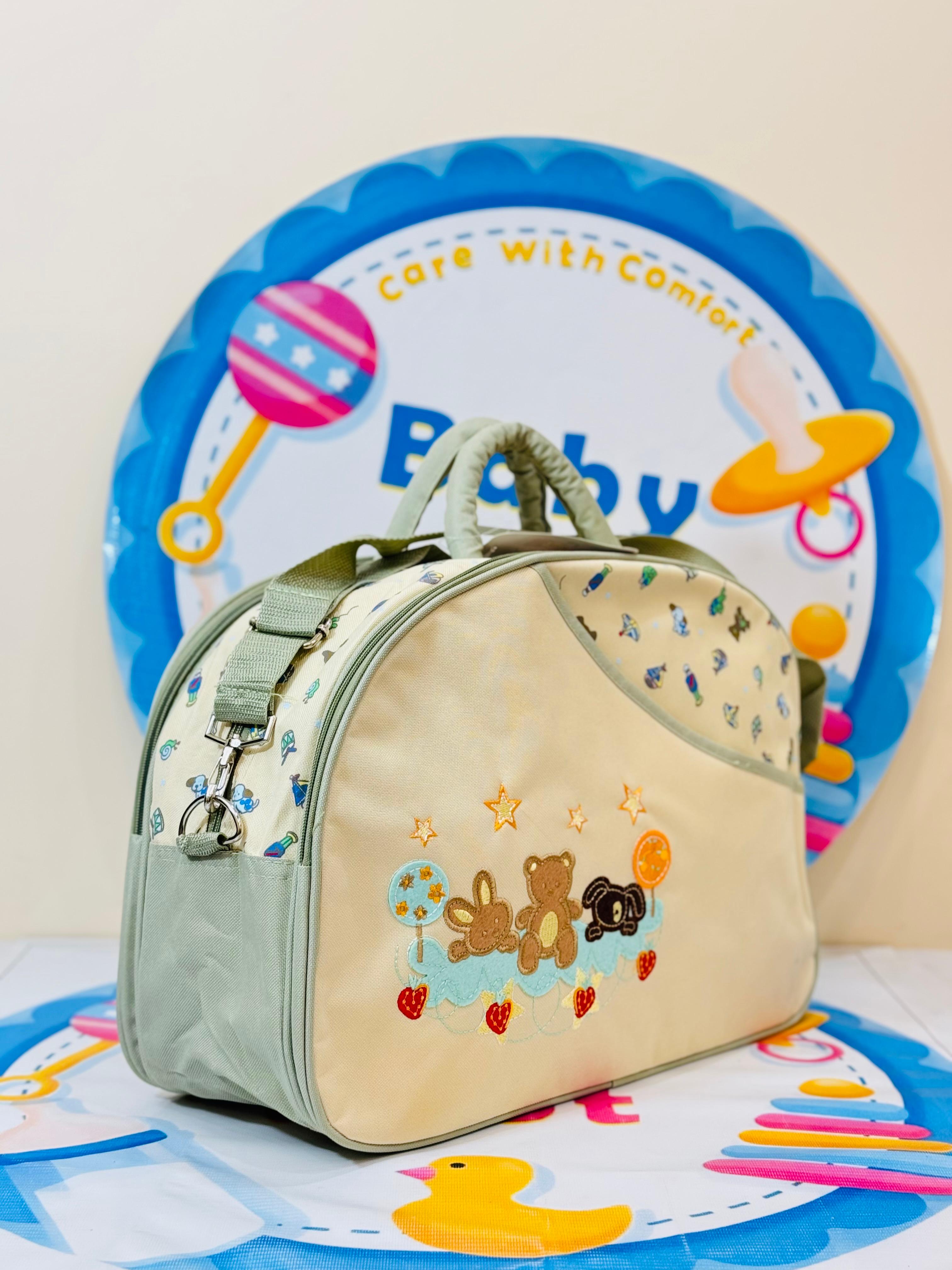 Premium D-Shape Baby Bags / Mother Bags Collection

👜 Carry all your baby essentials in style and comfort!

Product Features:

🟠 Large Capacity: Perfect for organizing baby clothes, diapers, bottles, and more.

🔥 Durable Material: High-quality fabric ensures long-lasting use.

🎒 Stylish Design: Trendy D-shape bags in beautiful colors and patterns.

✅ Easy to Carry: Lightweight with comfortable straps for moms on the go.

💼 Multi-Purpose Use: Ideal for travel, daily outings, and hospital visits.

Delive