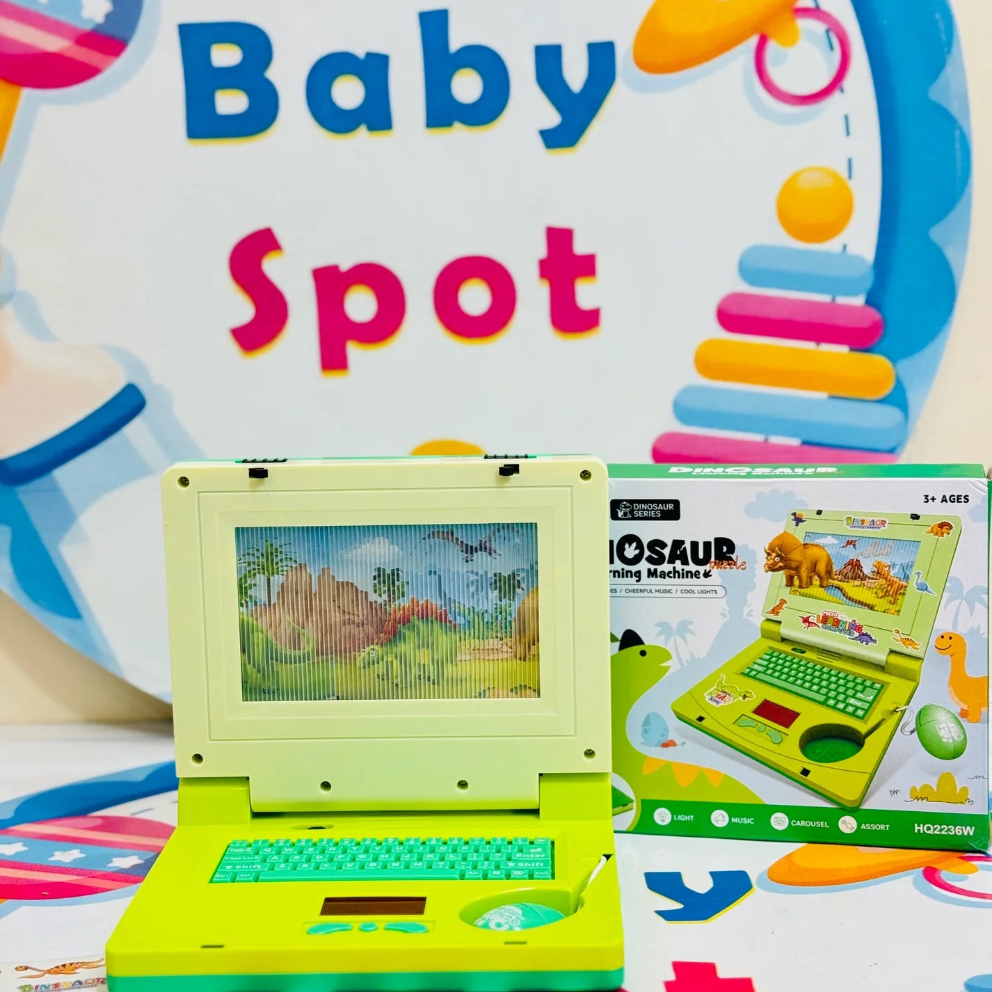 🦖 Dinosaur Musical Toy Laptop