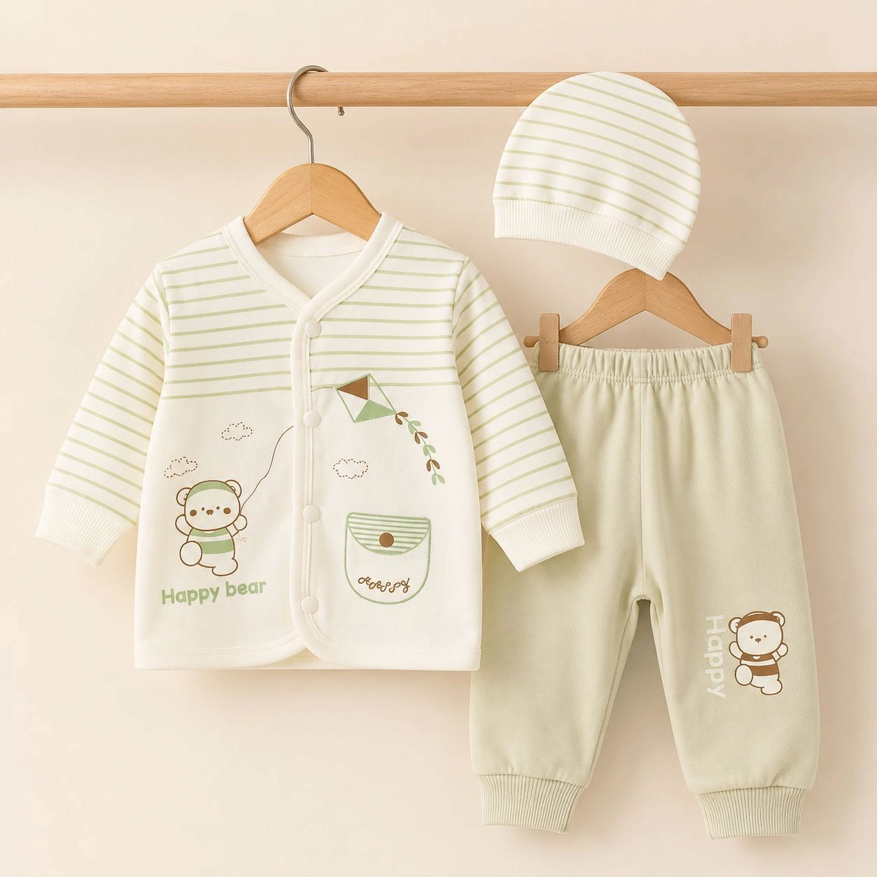 Baby Pajama Suit with Cap SK(0-3 months)