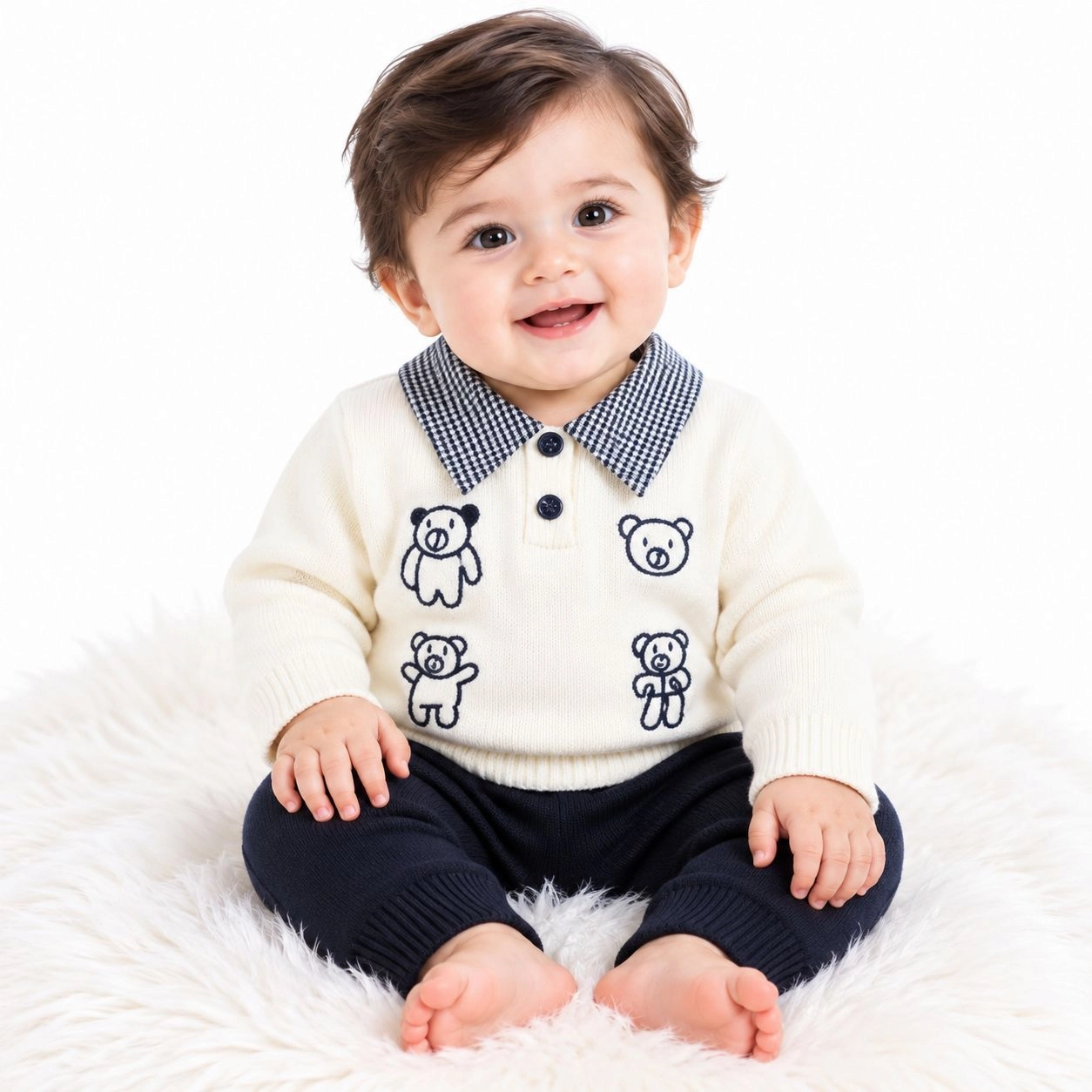 Baby Woolen Pajama Suits – Winter Collection ❄️