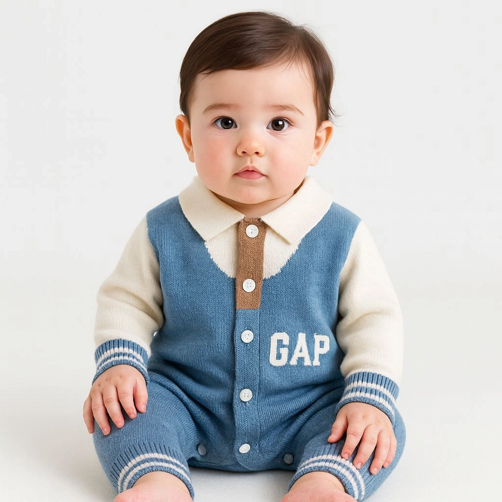 Imported Woolen Baby Rompers
