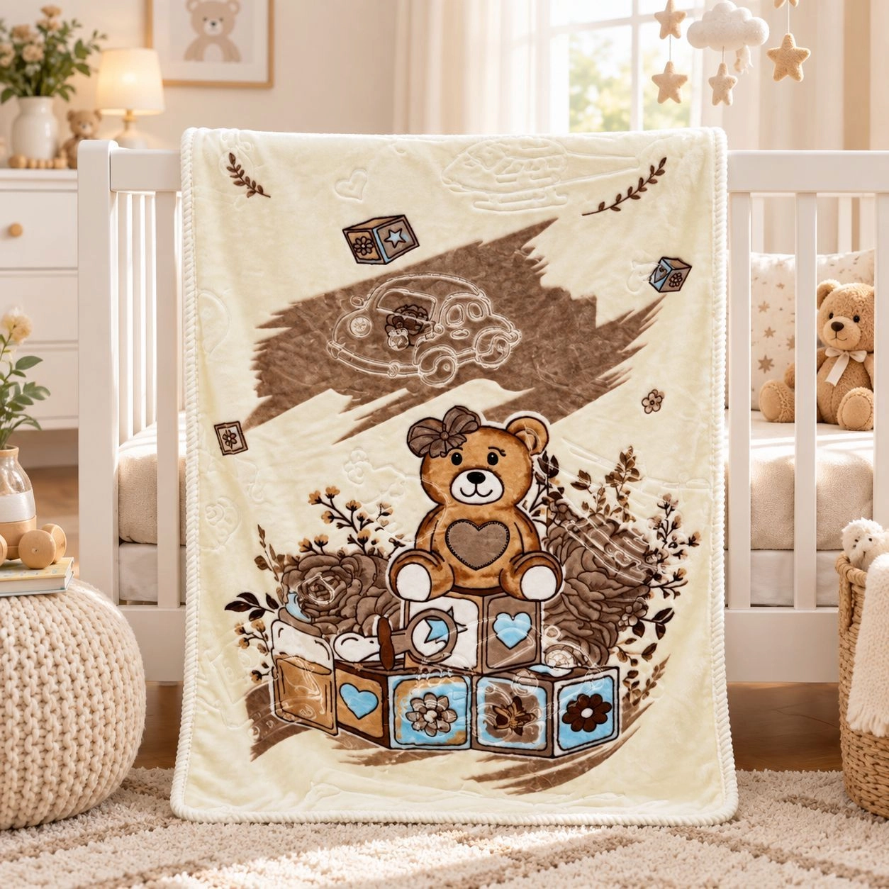 Baby Soft Double-Ply Blanket (100 X 100Cm)