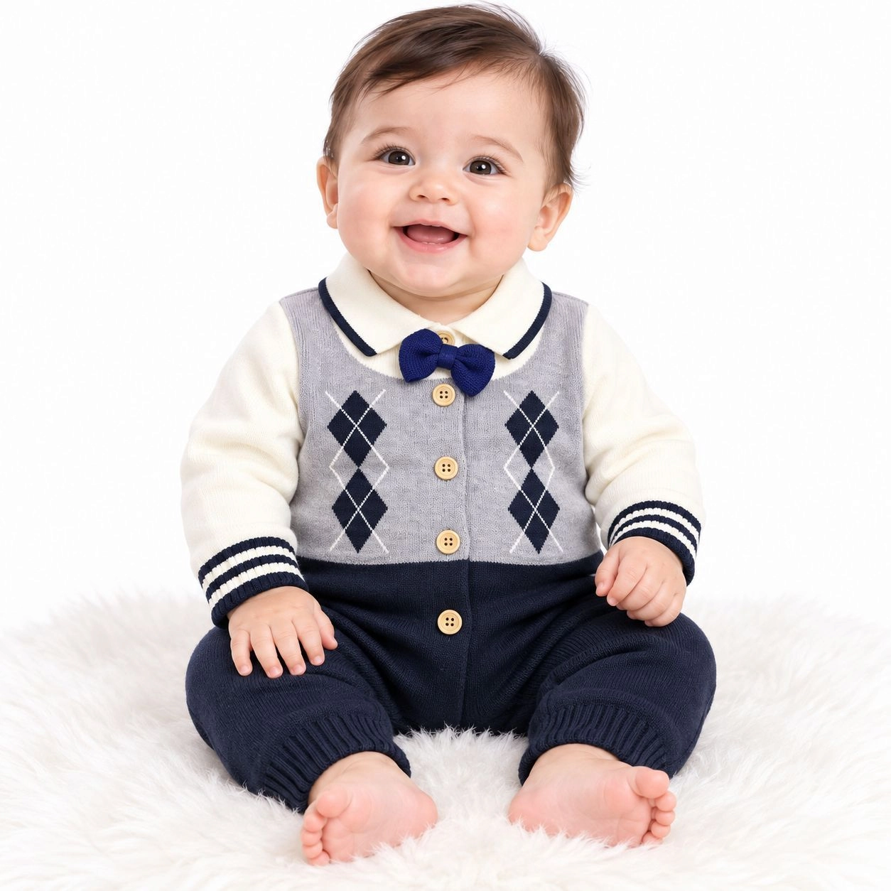 Imported Woolen Baby Rompers