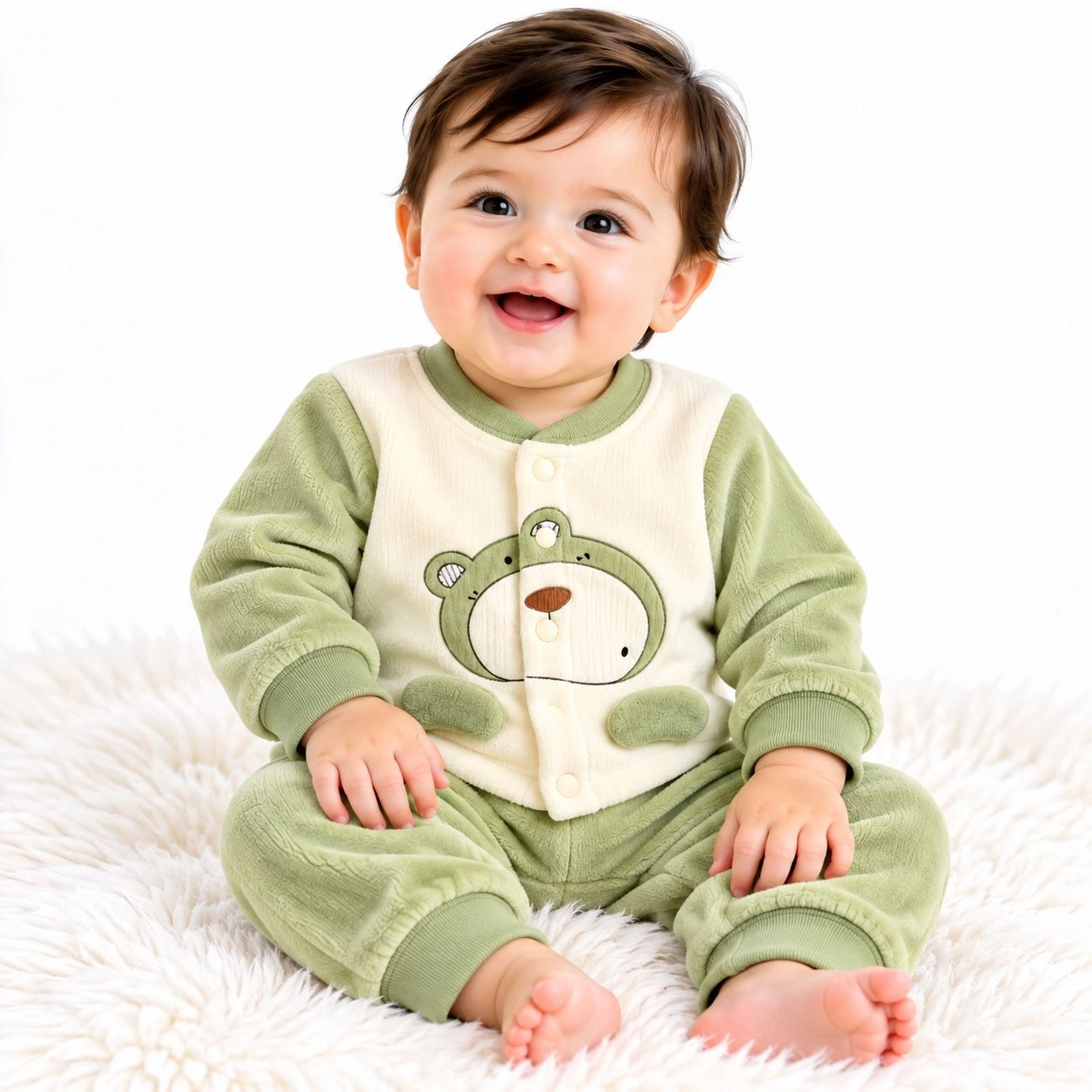 Premium Baby Velvet Pajama Suits Collection