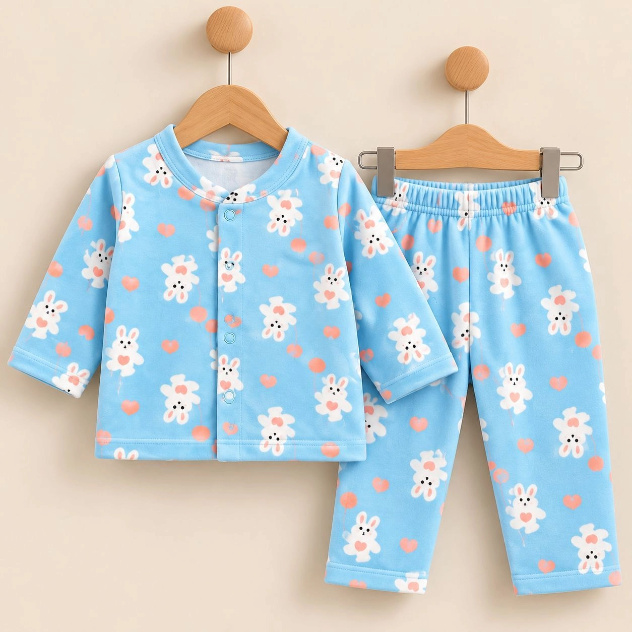 Winter Fleece 2 pc baby suits