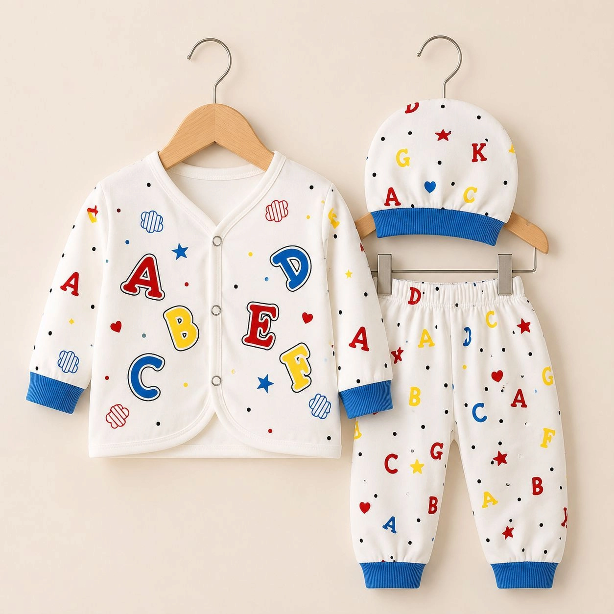 Baby Pajama Suit with Cap SK(0-3 months)