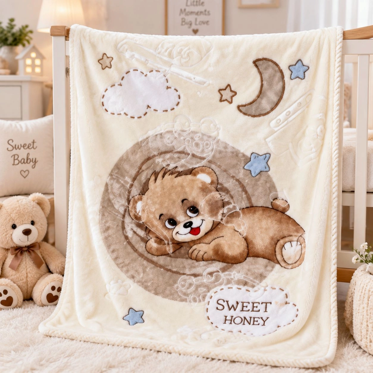 Baby Soft Double-Ply Blanket (100 X 100Cm)
