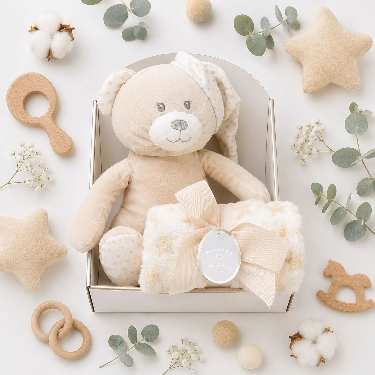 Sunnozy baby blanket with Toy skin