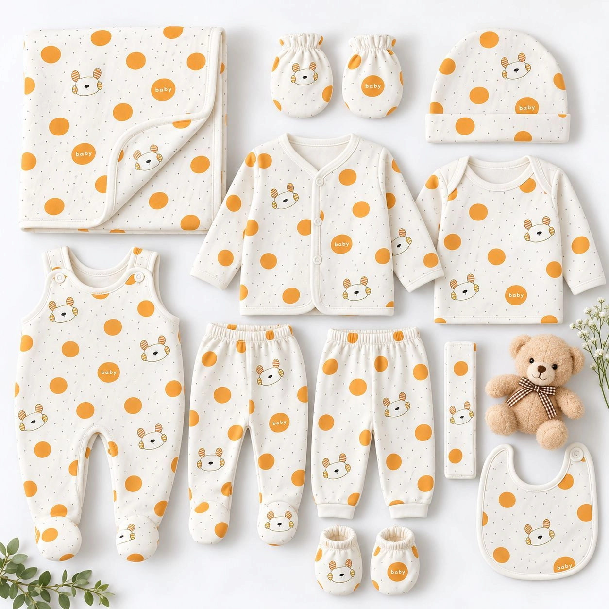 11 pcs baby winter starter set collection