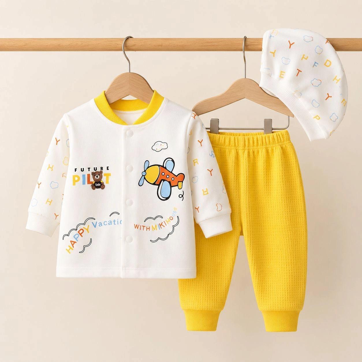 Baby Pajama Suit with Cap SK(0-3 months)