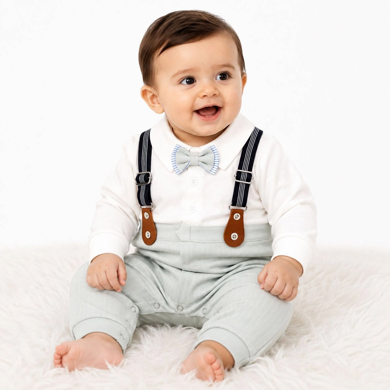 MC Premium Tux Baby Rompers Collection