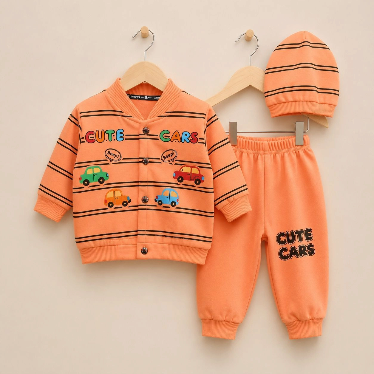 Baby Pajama Suit with Cap SK(0-3 months)