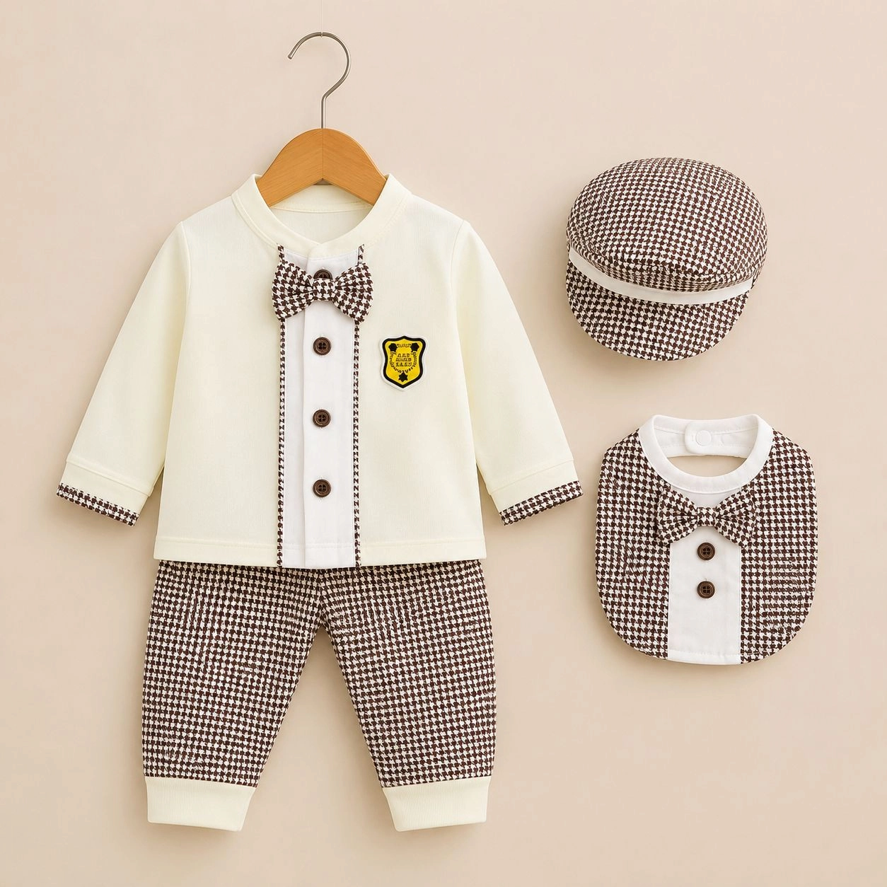 ✨ Just Born 4-Piece Baby Dress Set(0-3 month)✨