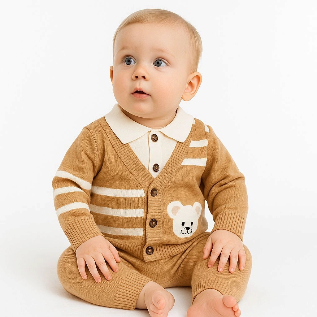 Baby Woolen Pajama Suits – Winter Collection ❄️
