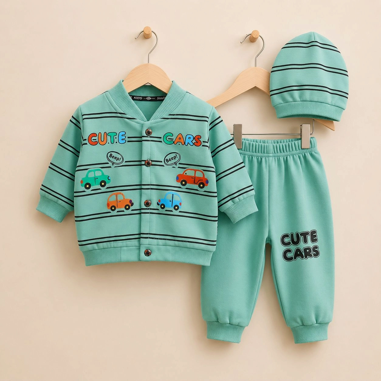 Baby Pajama Suit with Cap SK(0-3 months)