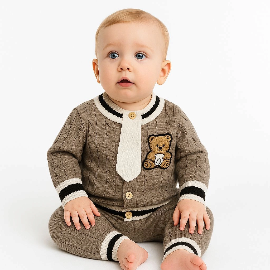Baby Woolen Pajama Suits – Winter Collection ❄️
