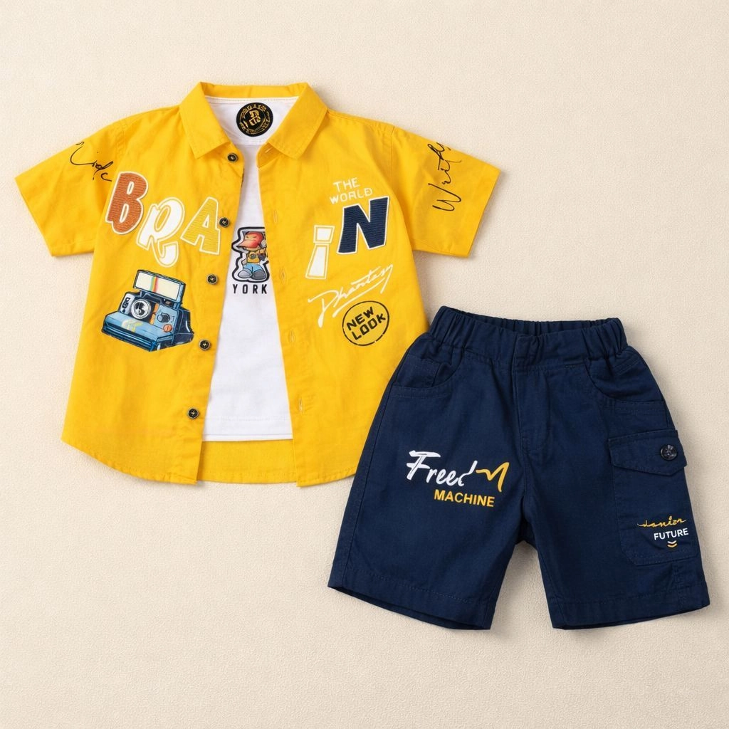 💙✨ BILLER Branded 3-Piece Kids Nicker Suit Collection ✨💙