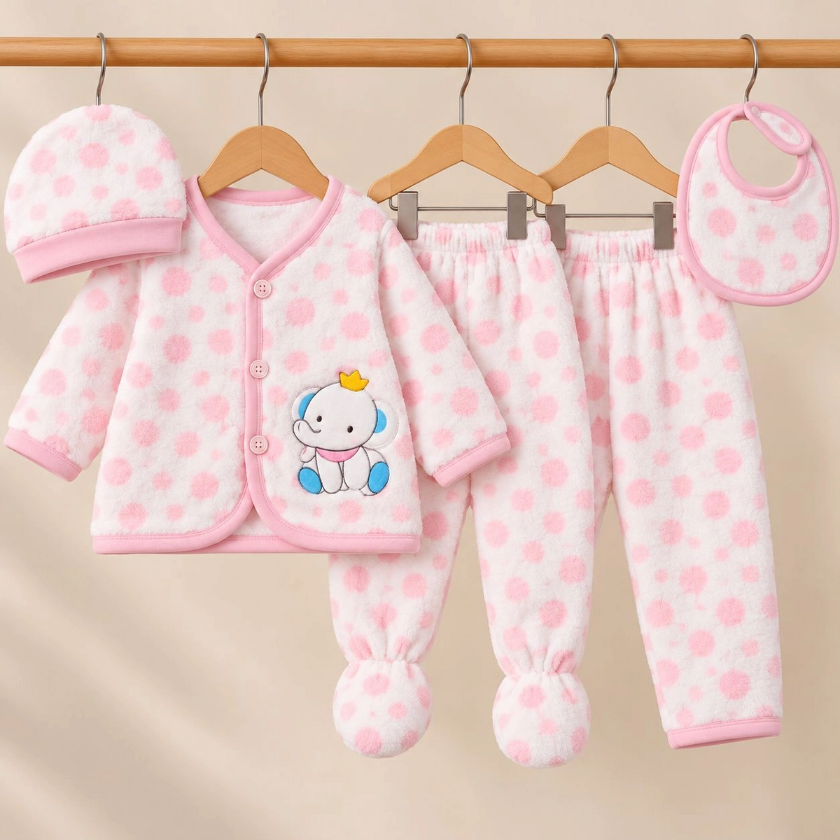Baby winter 5 Pcs Starter Set Dresses