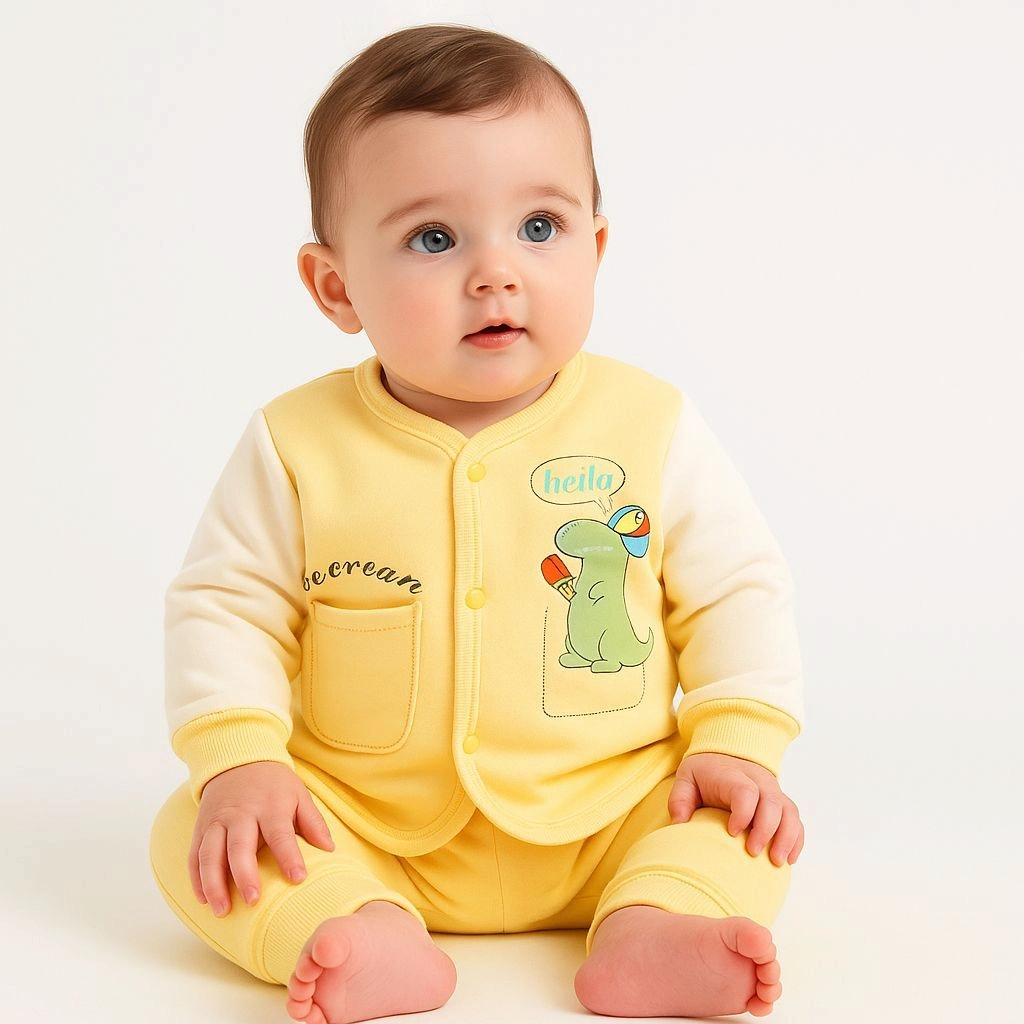 Winter Fleece 2 pc baby suits