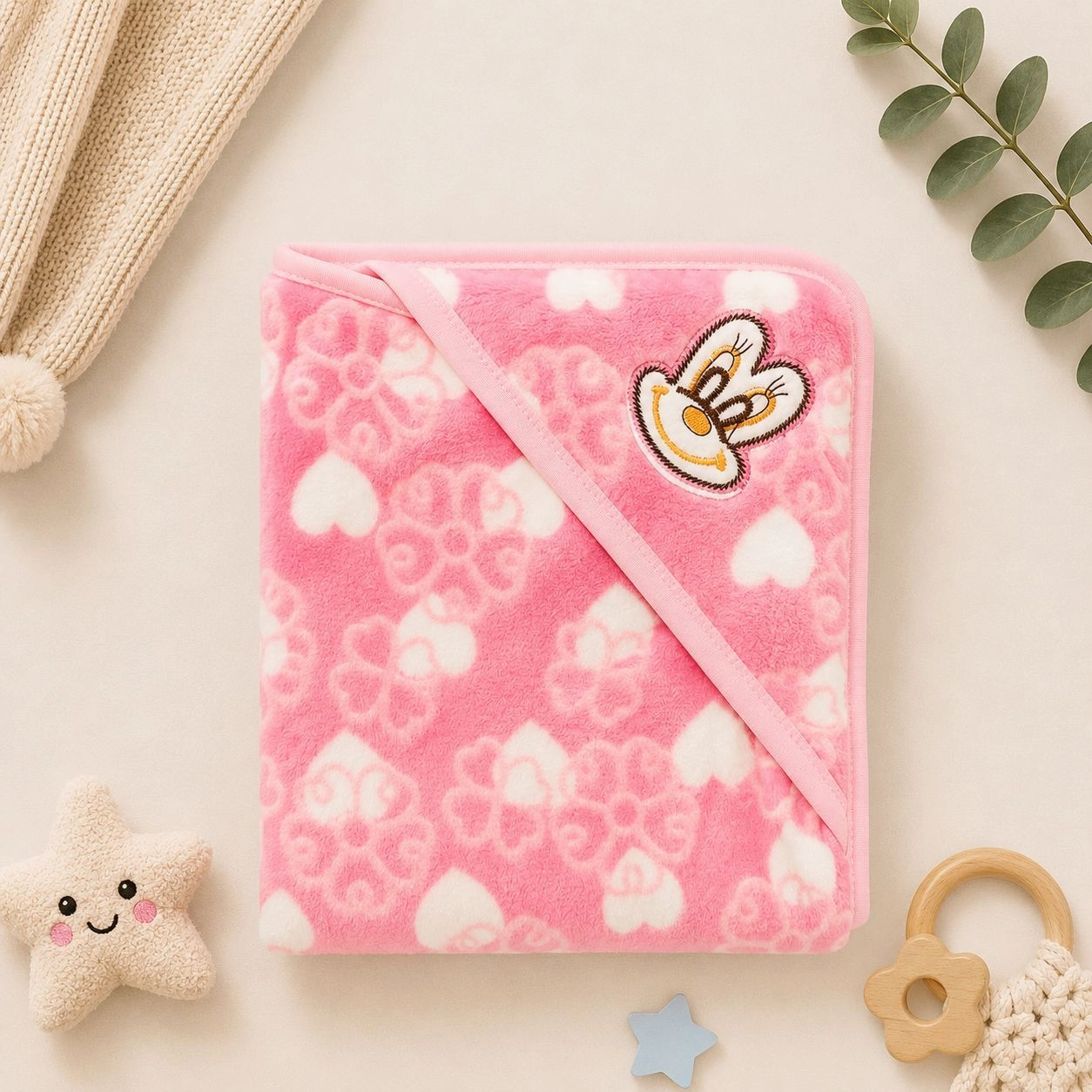 Baby Hooded Fleece Wrapping Sheets