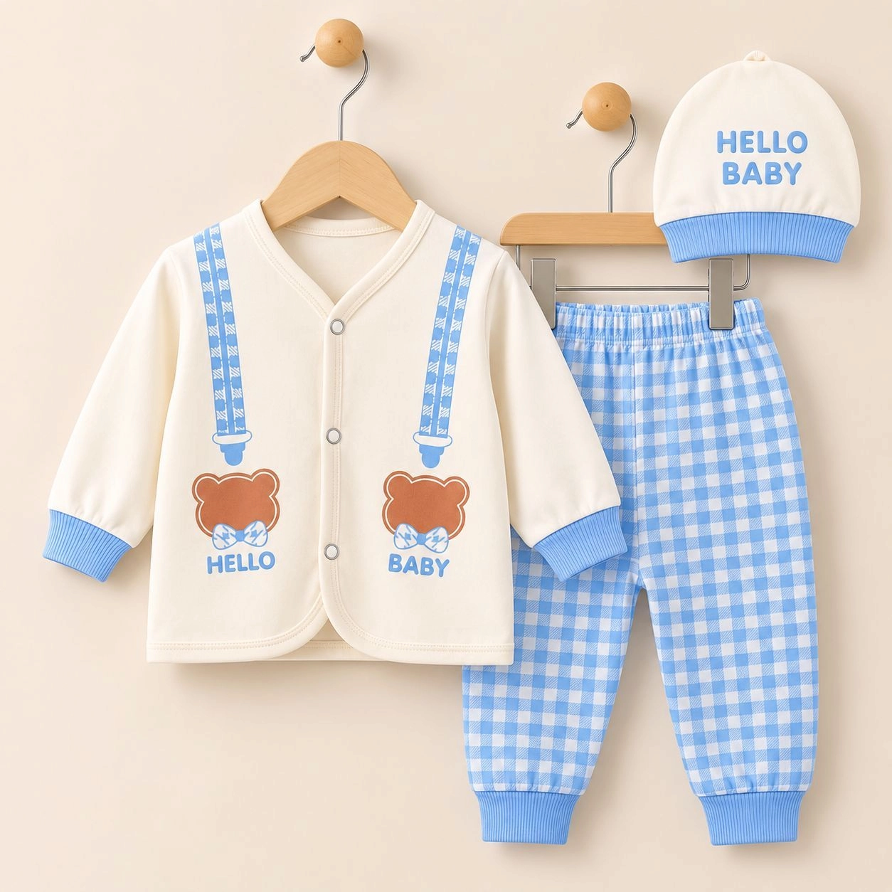 Baby Pajama Suit with Cap SK(0-3 months)