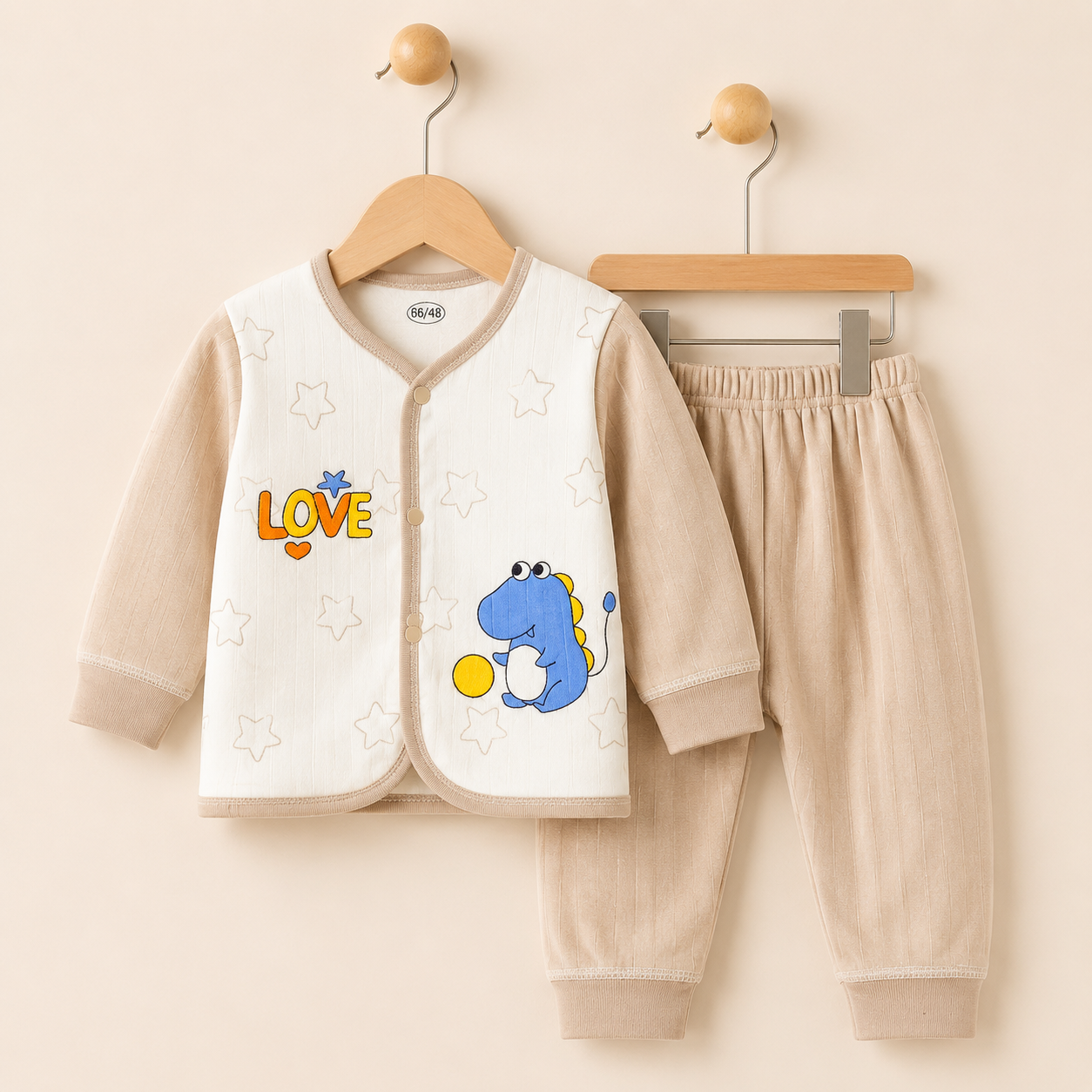 Winter Fleece 2 pc baby suits(0-3 months)