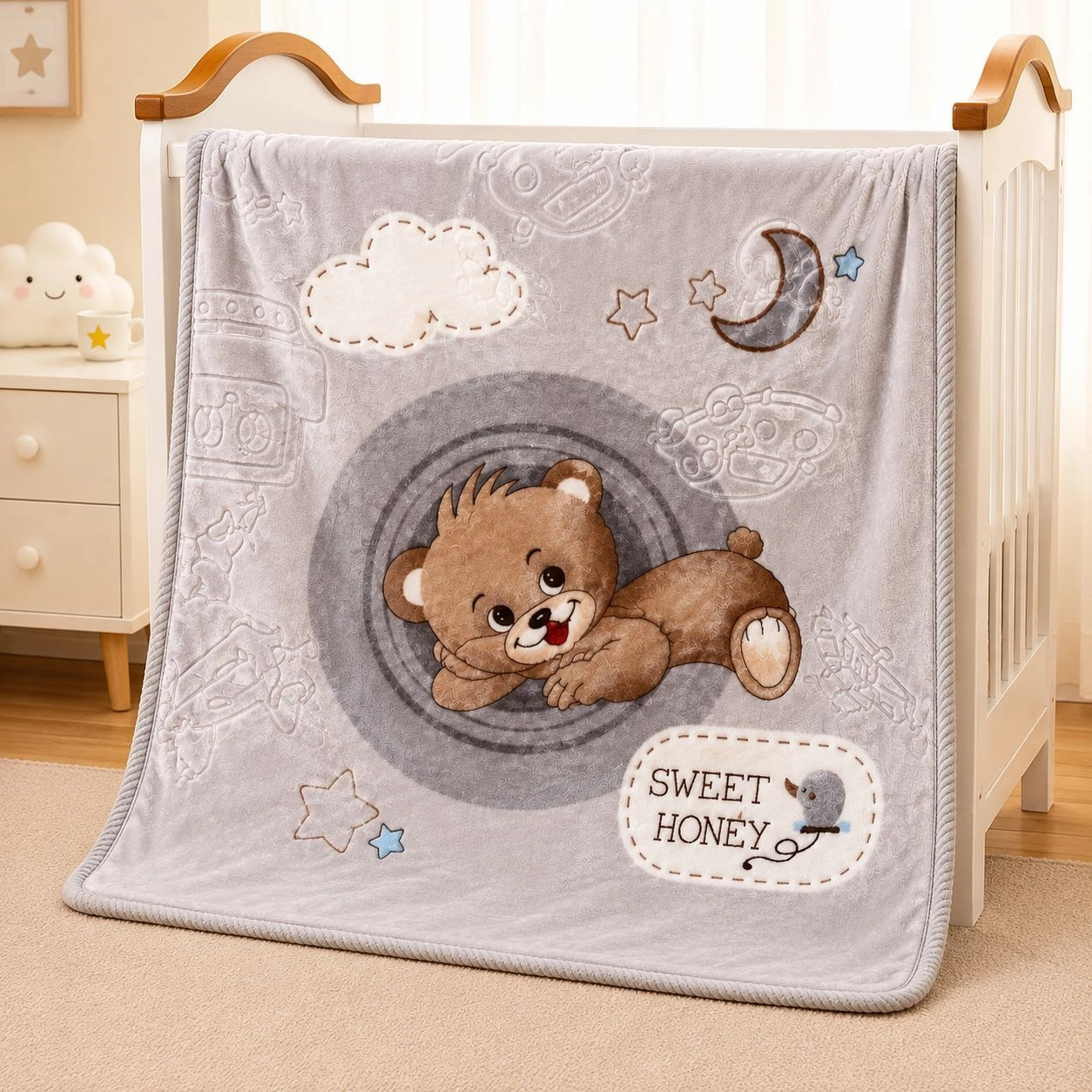Baby Soft Double-Ply Blanket (100 X 100Cm)