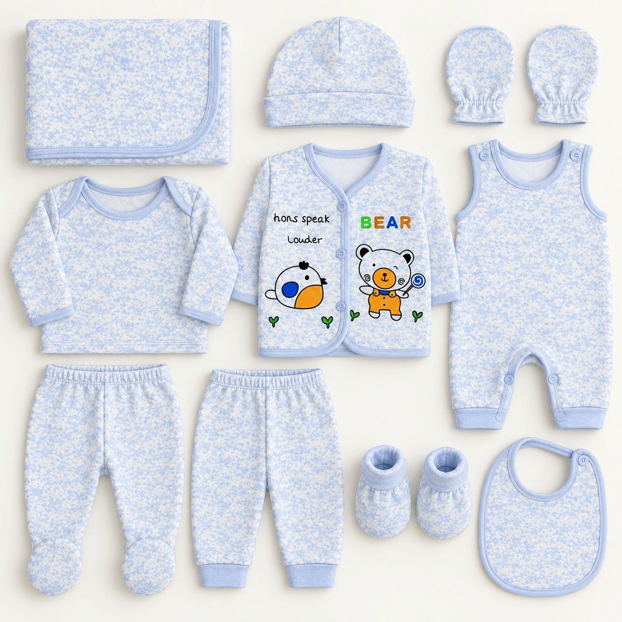 11 pcs baby winter starter set collection