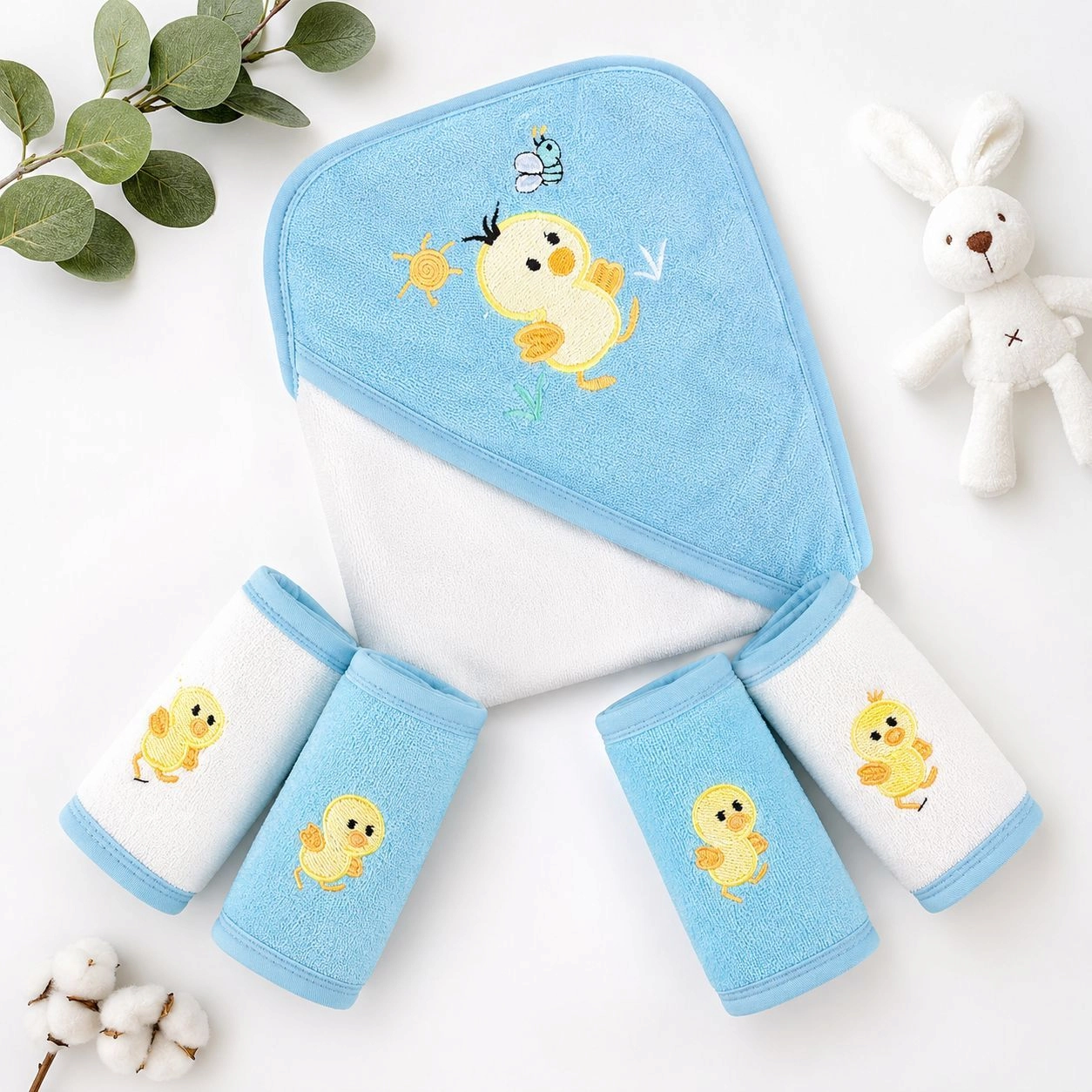 Happy mums 5-Piece Baby Towel Set CG