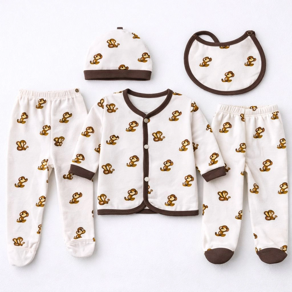 Baby 5 Pcs Starter Set Dresses Blended