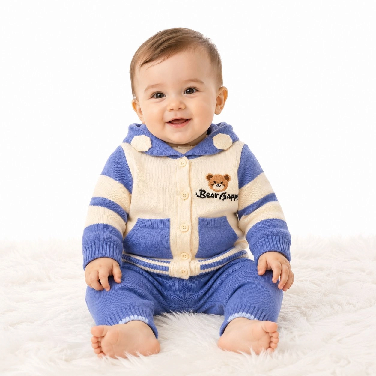 Baby Woolen Pajama Suits – Winter Collection ❄️