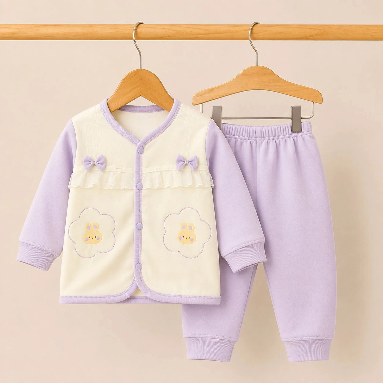 Imported Fleece 2 pc baby suits