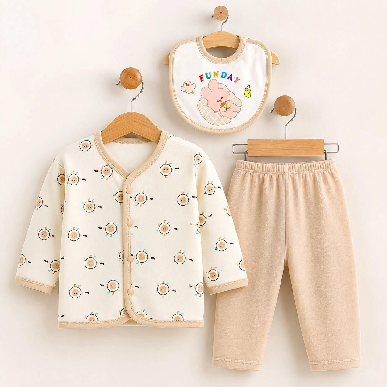 Winter Fleece 3 pc baby suits