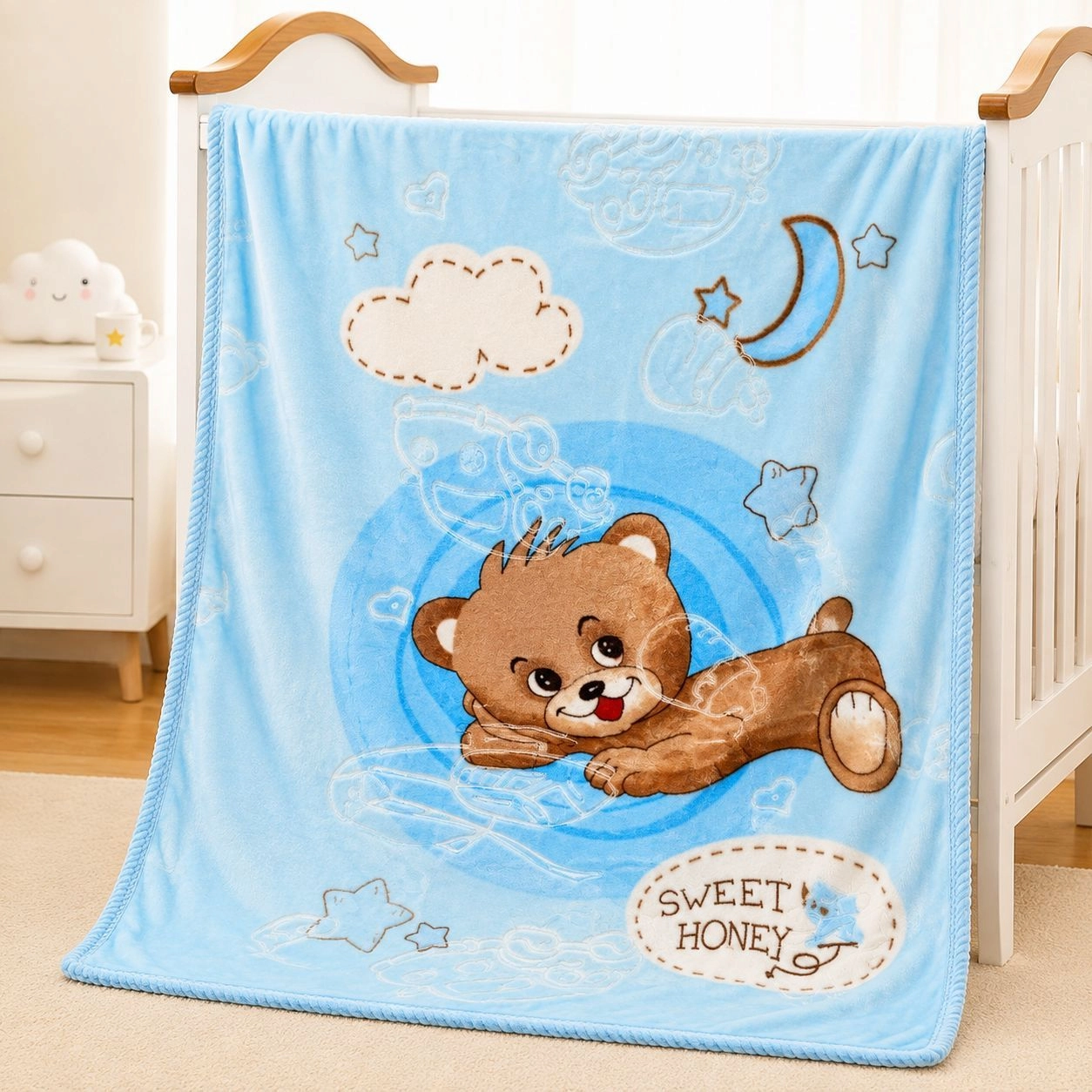 Baby Soft Double-Ply Blanket (100 X 100Cm)