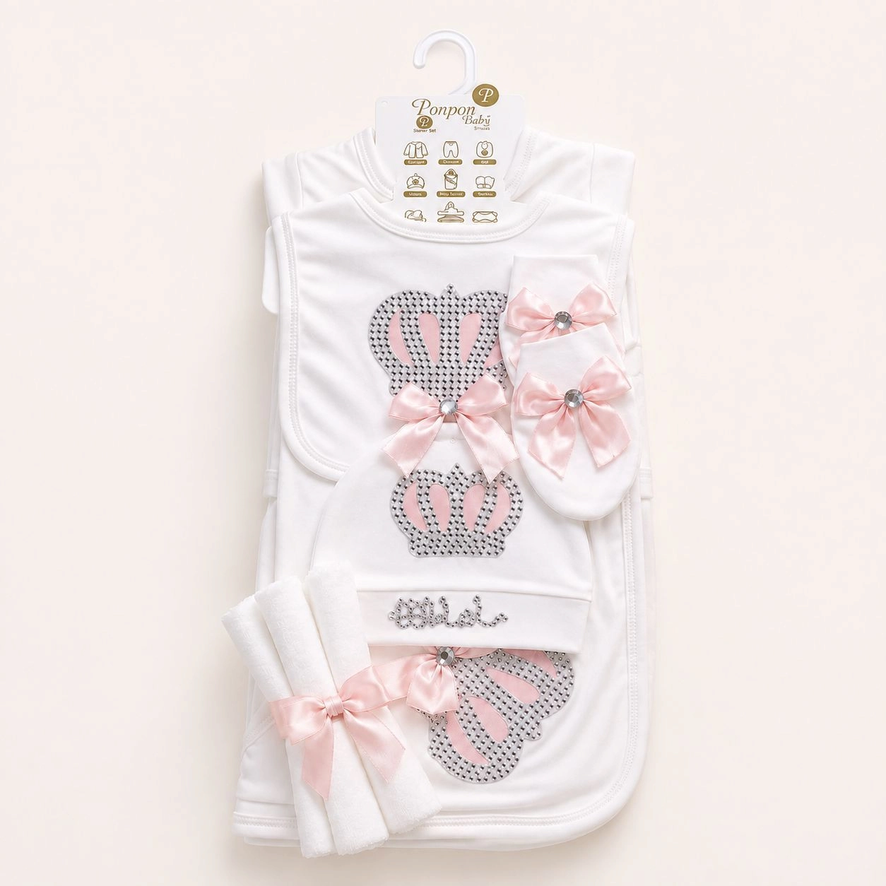 Baby Crown Theme 10-Piece Starter Set