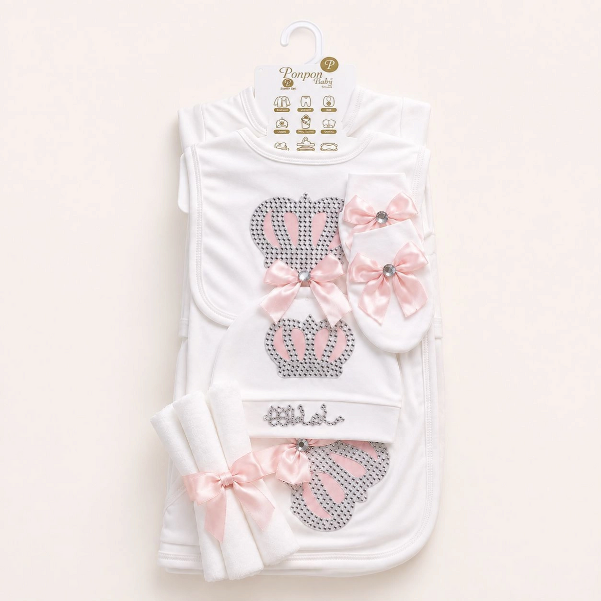 Baby Crown Theme 10-Piece Starter Set