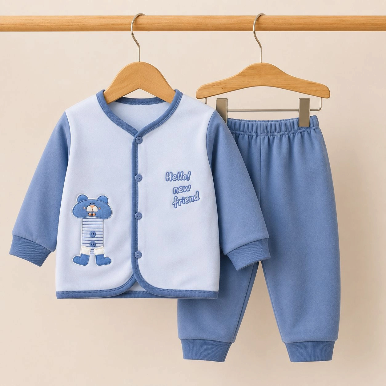 Imported Fleece 2 pc baby suits