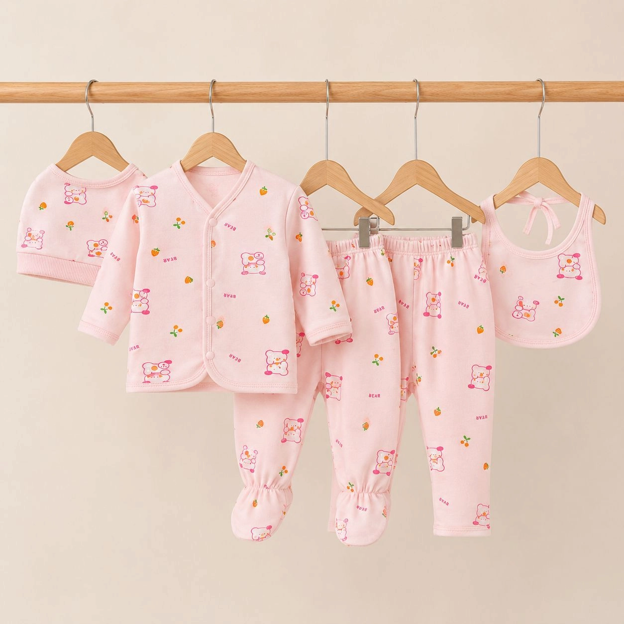 Baby winter 5 Pcs Starter Set Dresses