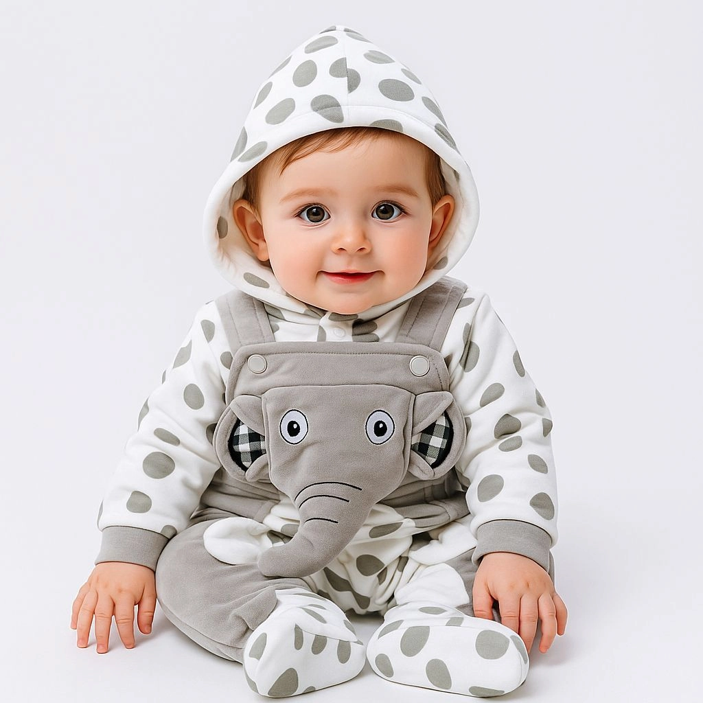 Quilted Velvet Baby Romper Collection