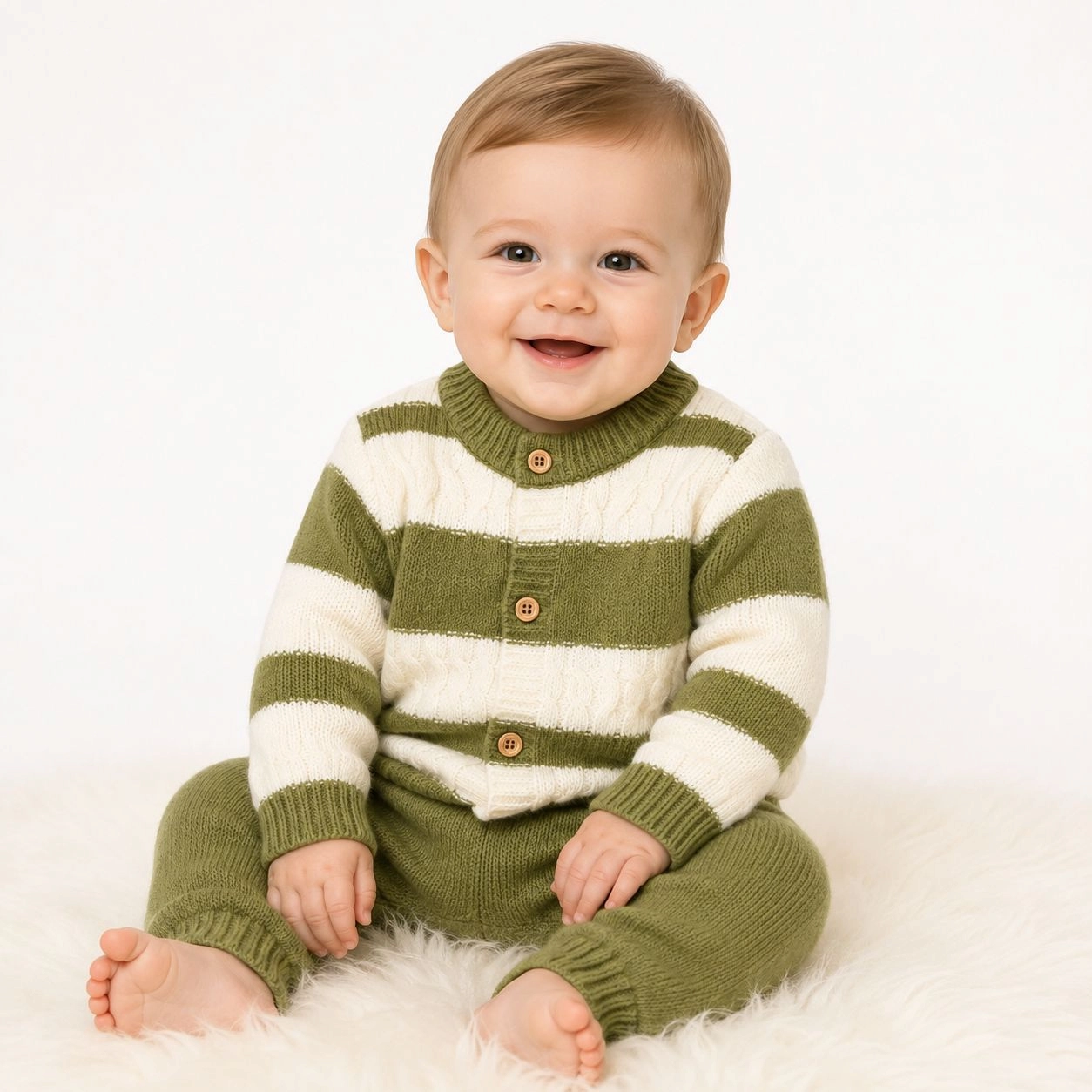 Baby Woolen Pajama Suits – Winter Collection ❄️