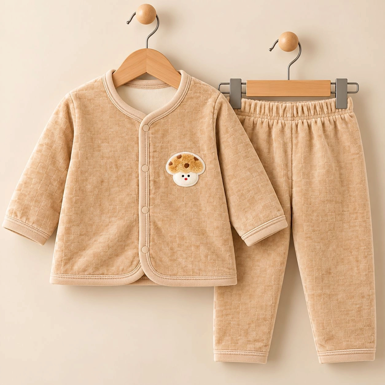 Imported velvet 2 pc baby suits