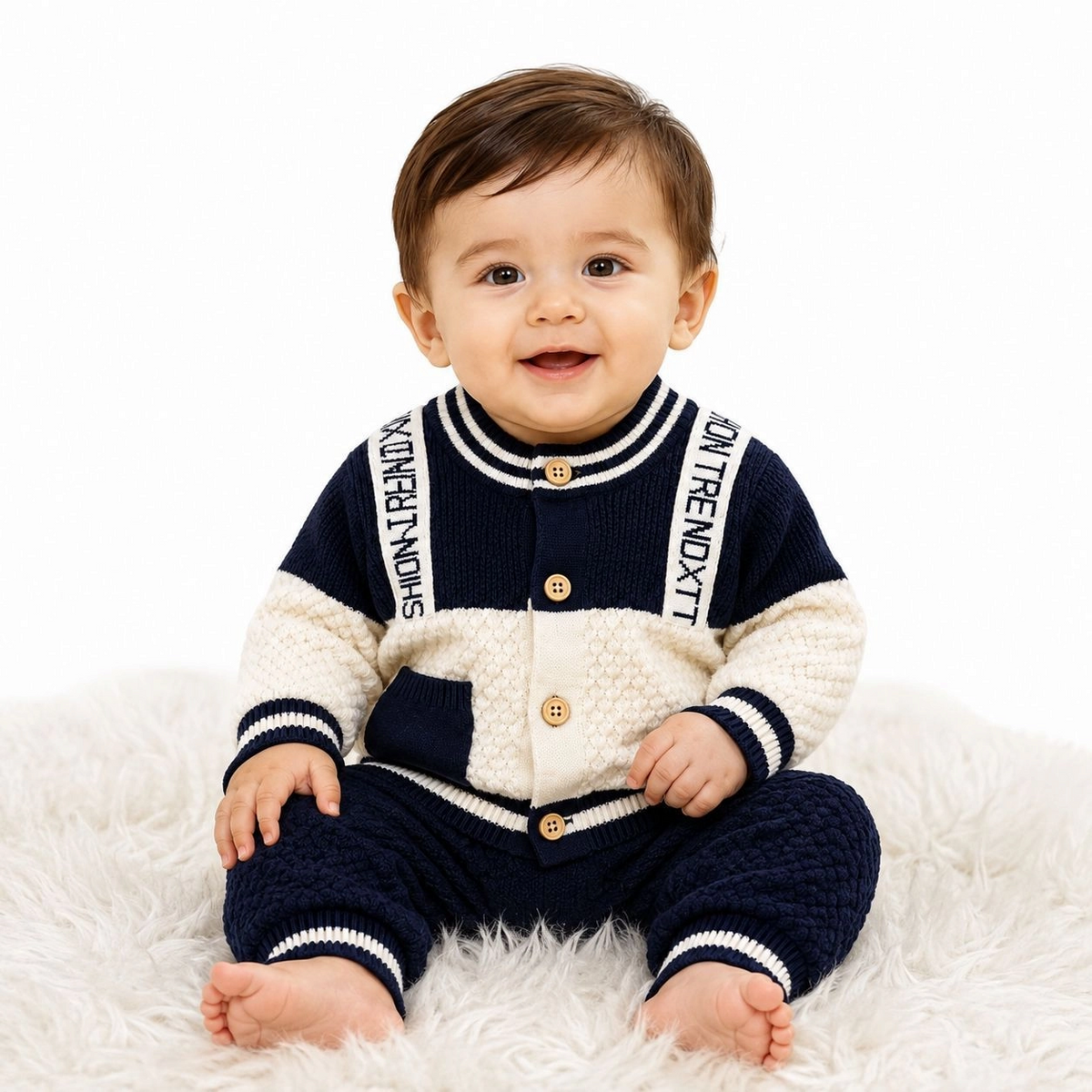 Baby Woolen Pajama Suits – Winter Collection ❄️