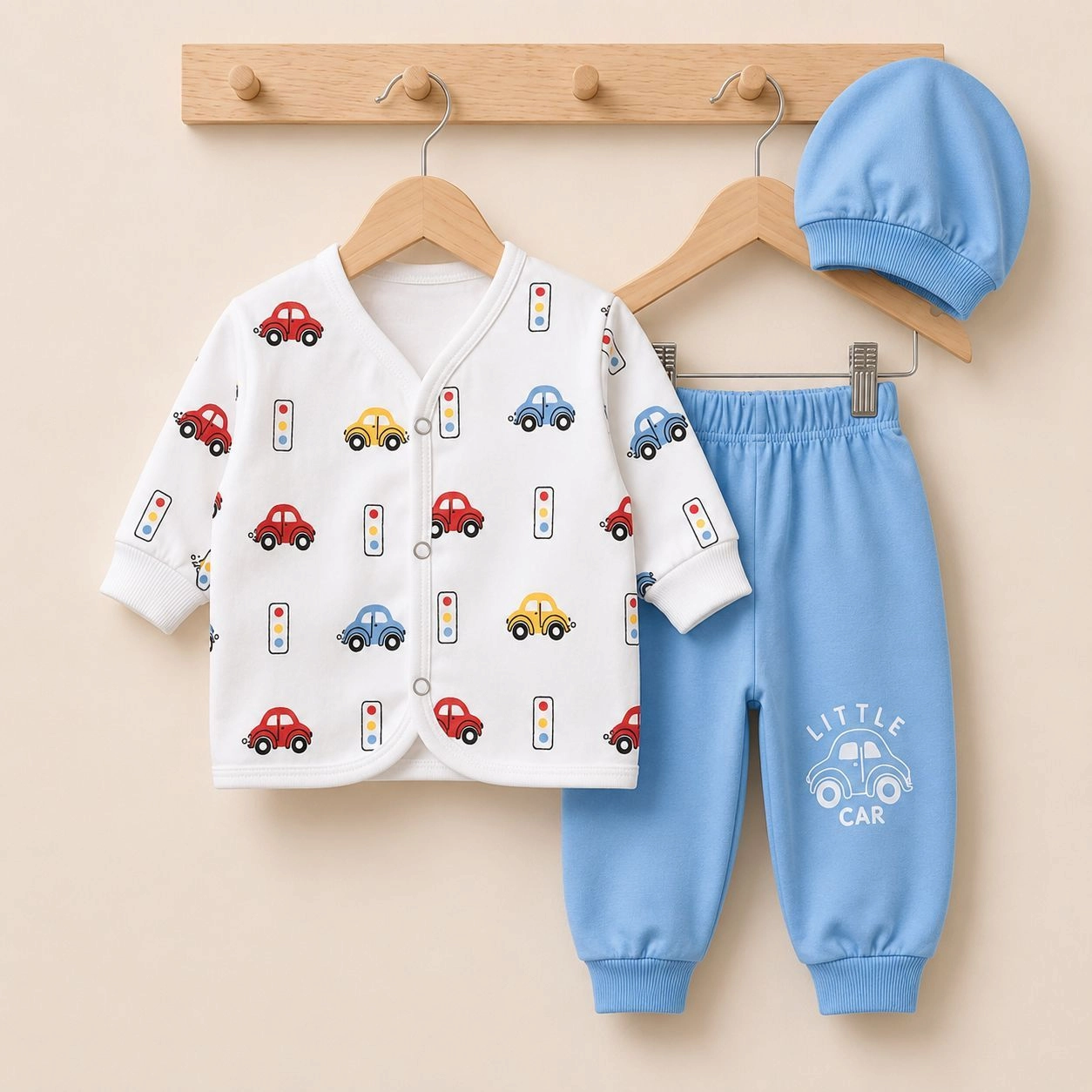 Baby Pajama Suit with Cap SK(0-3 months)