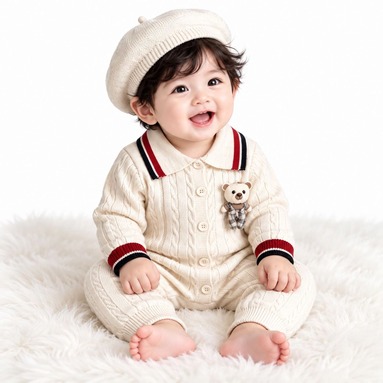 Imported Woolen Baby Rompers